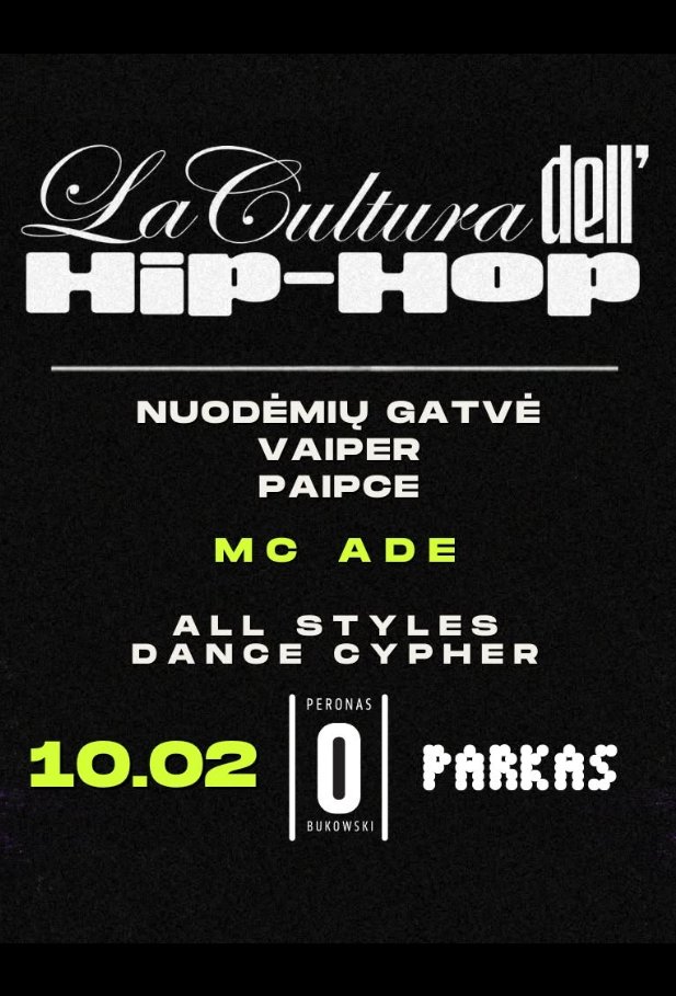 LA CULTURA DELL'HIP-HOP | Ade x Vaiper, Paipce, Nuodėmių gatvė