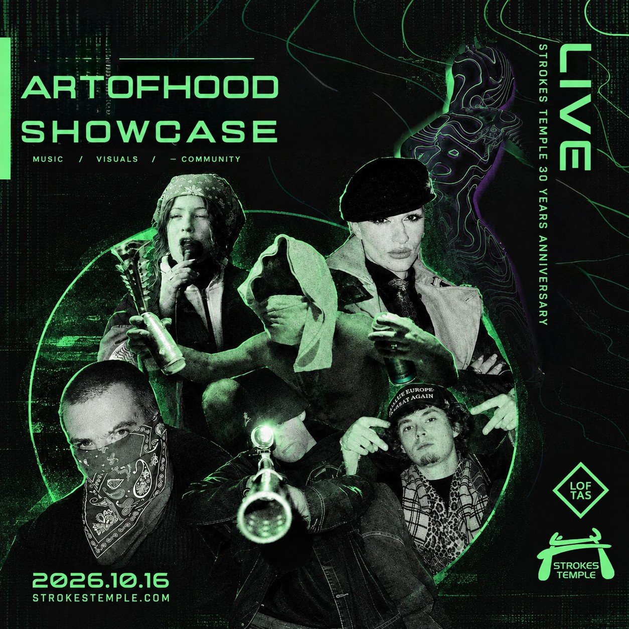 Strokes Temples x ARTOFHOOD Showcase