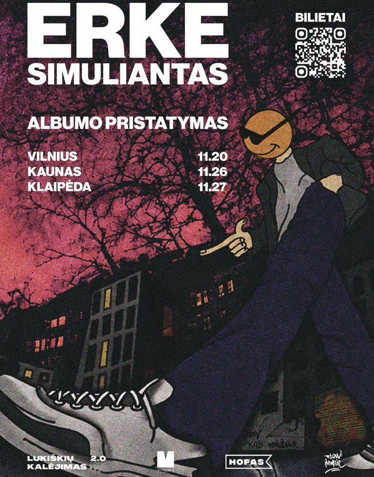 Erke Simuliantas / Albumo pristatymas / Vilnius